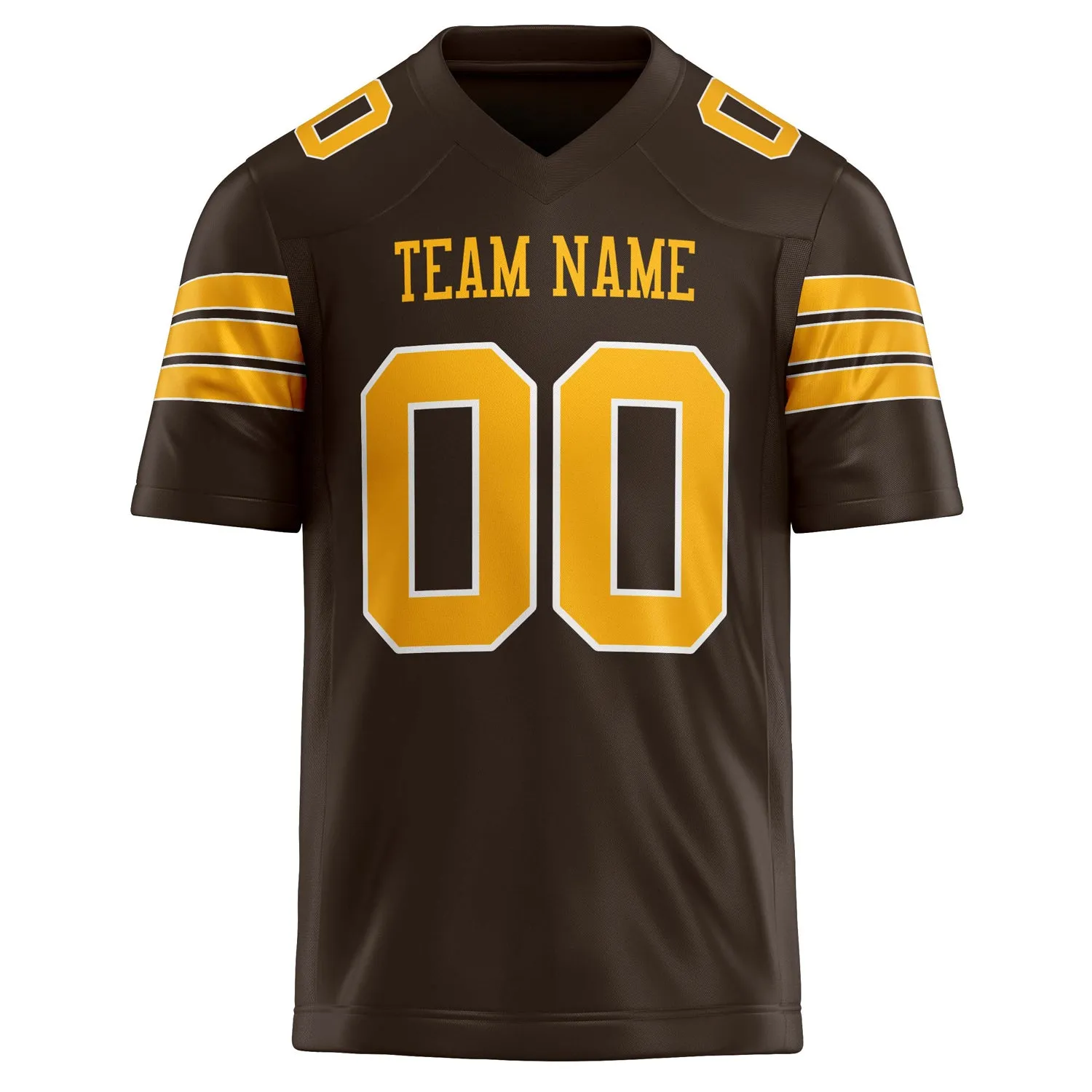 Custom gold Solid Colour Football Jersey sold by Tailorly product image thumbnail 2