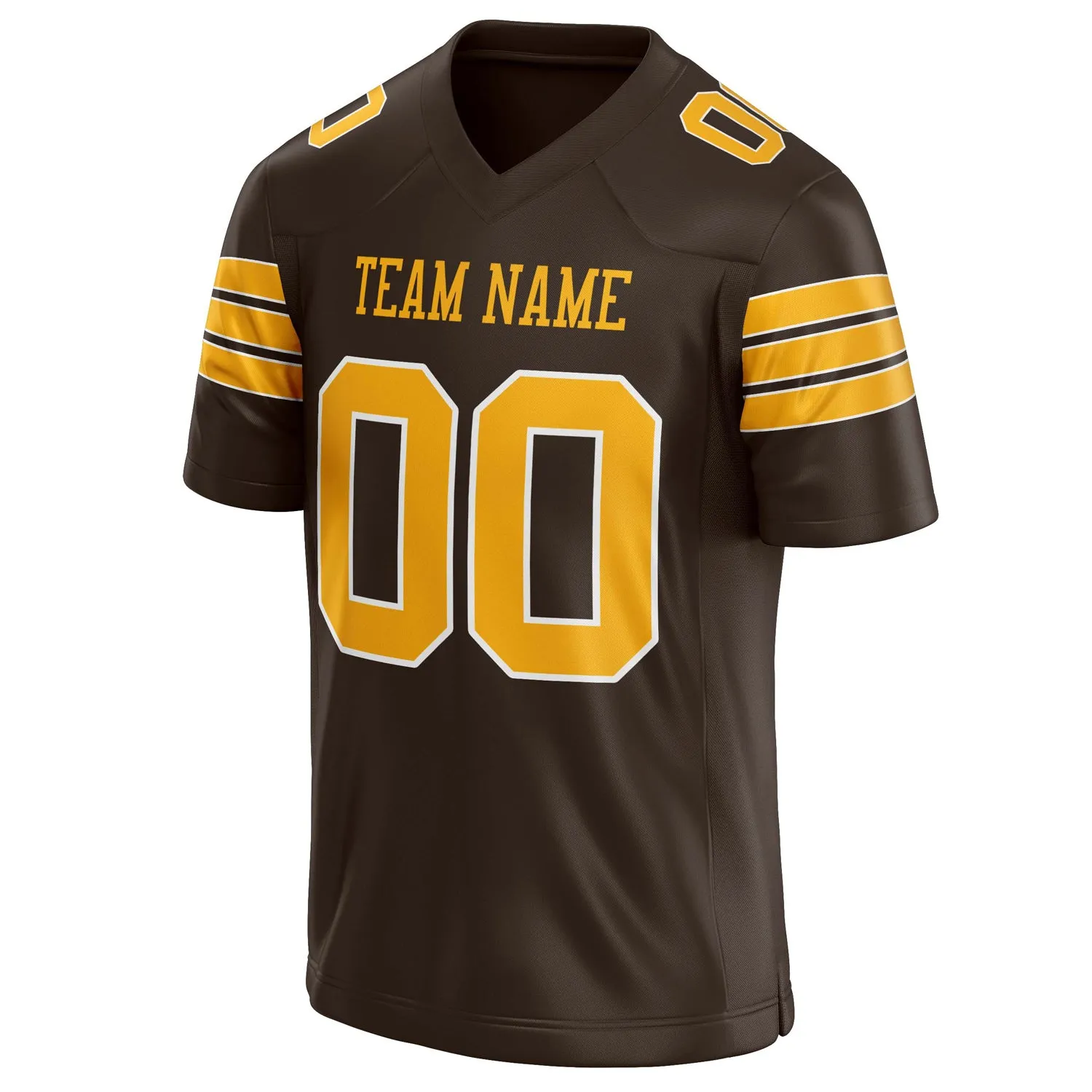 Custom gold Solid Colour Football Jersey sold by Tailorly product image thumbnail 3