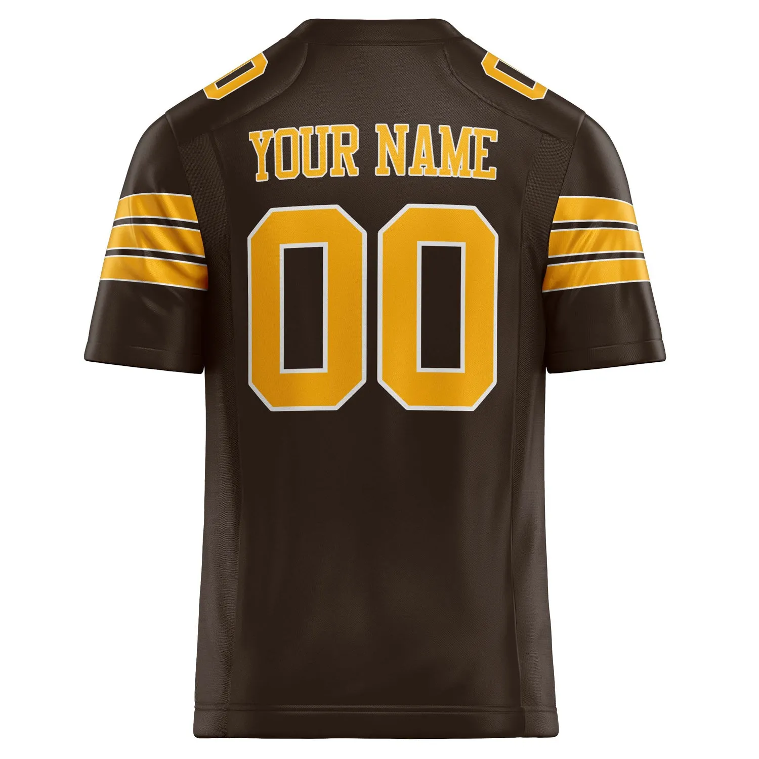 Custom gold Solid Colour Football Jersey sold by Tailorly product image thumbnail 4