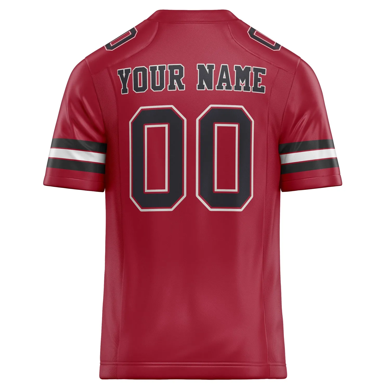 Custom Cardinal Black Solid Colour Football Jersey sold by Tailorly product image thumbnail 4
