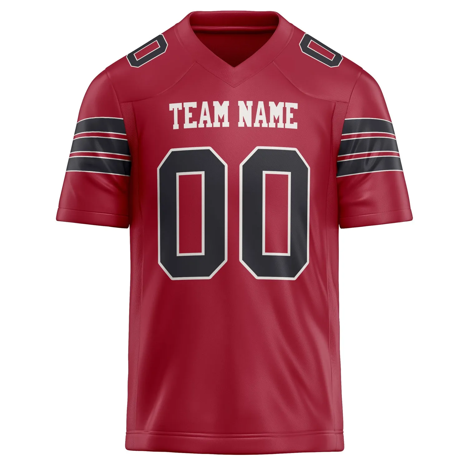 Custom Cardinal Black Solid Colour Football Jersey sold by Tailorly product image thumbnail 2