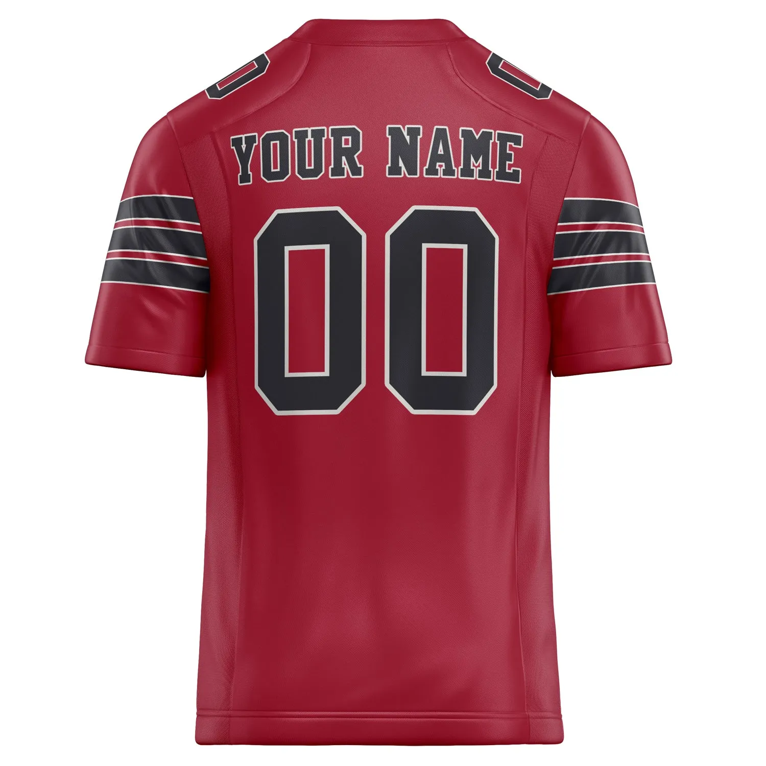 Custom Cardinal Black Solid Colour Football Jersey sold by Tailorly product image thumbnail 4