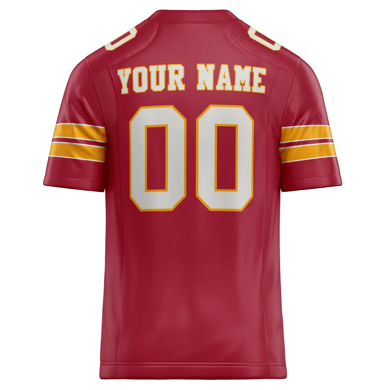 Custom Cardinal White Solid Colour Football Jersey sold by Tailorly product image thumbnail 4