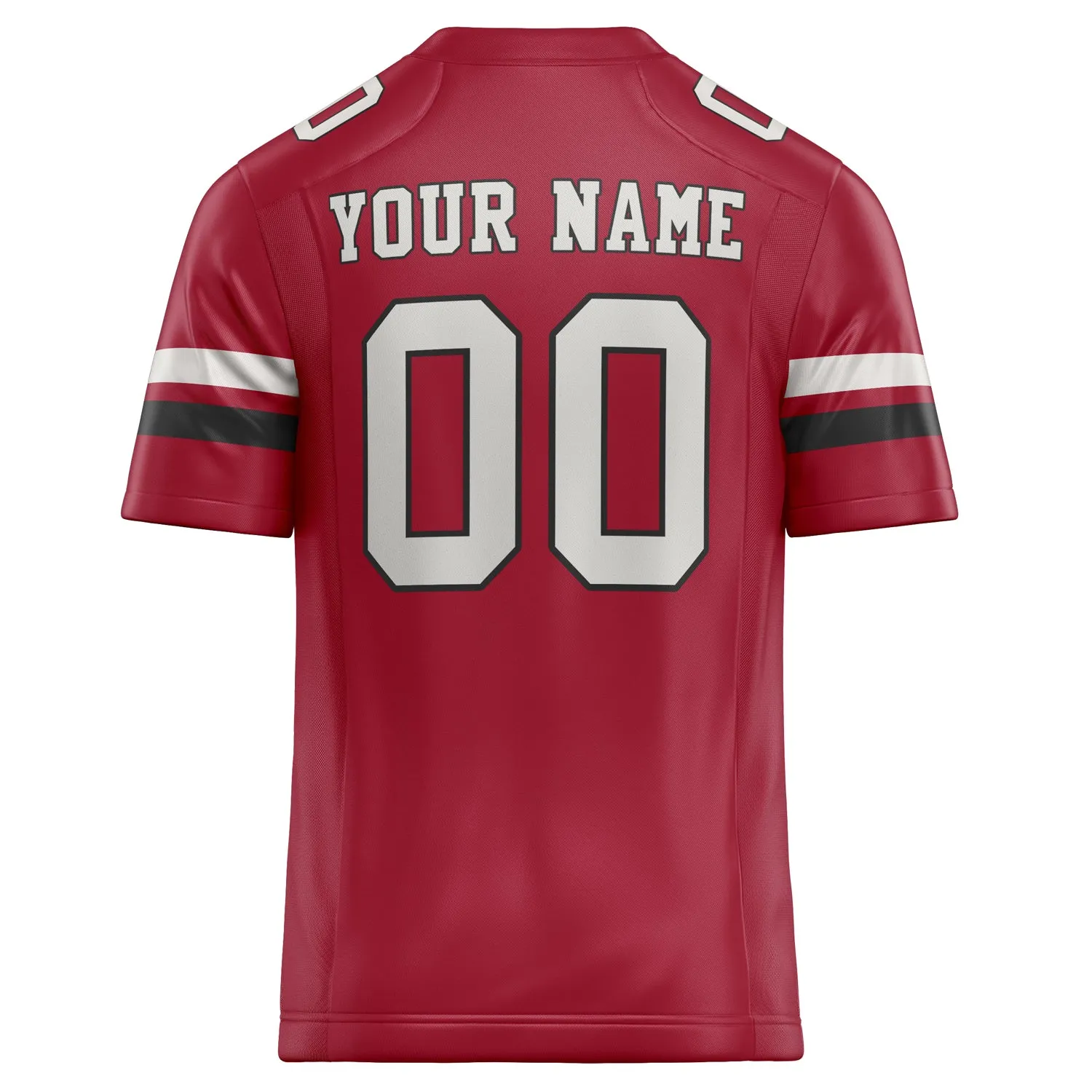 Custom Cardinal White Solid Colour Football Jersey sold by Tailorly product image thumbnail 4