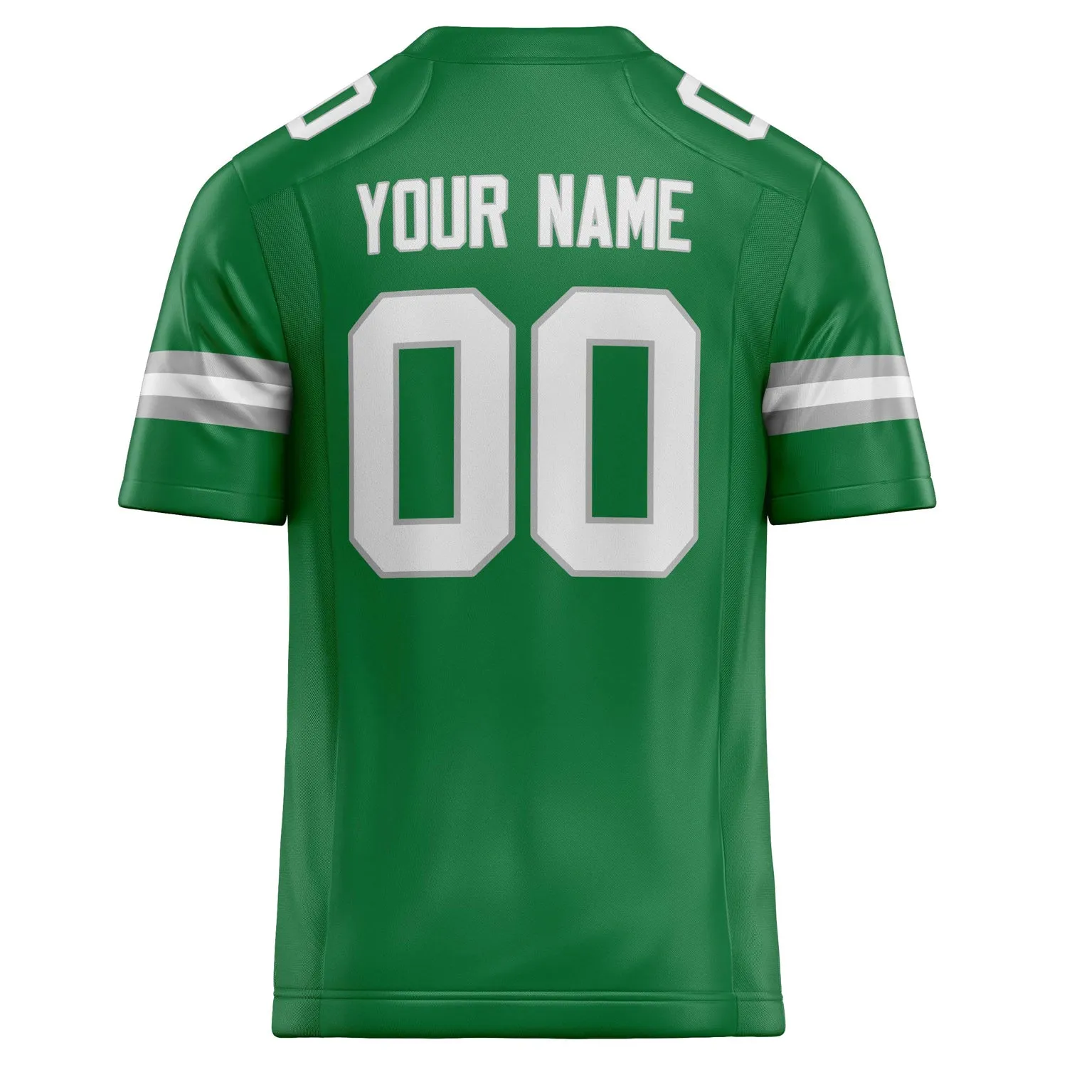 Custom Grass Green White Solid Colour Football Jersey sold by Tailorly product image thumbnail 4
