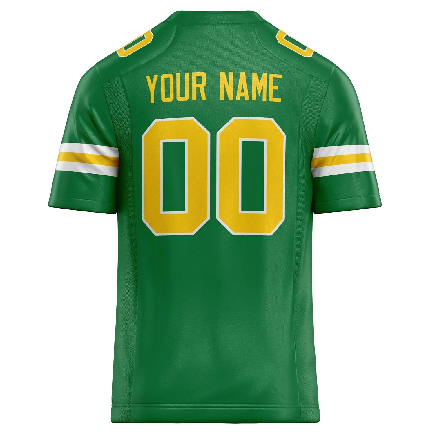 Custom Grass Green gold Solid Colour Football Jersey sold by Tailorly product image thumbnail 4