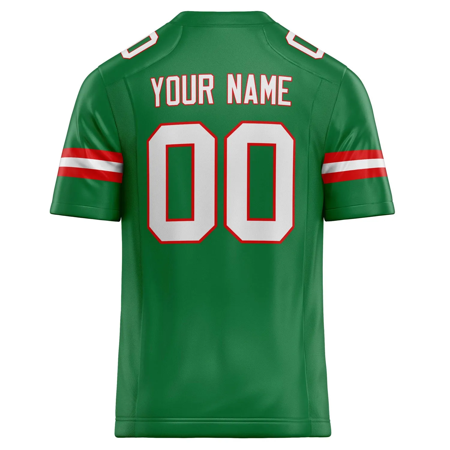 Custom Grass Green White Solid Colour Football Jersey sold by Tailorly product image thumbnail 4