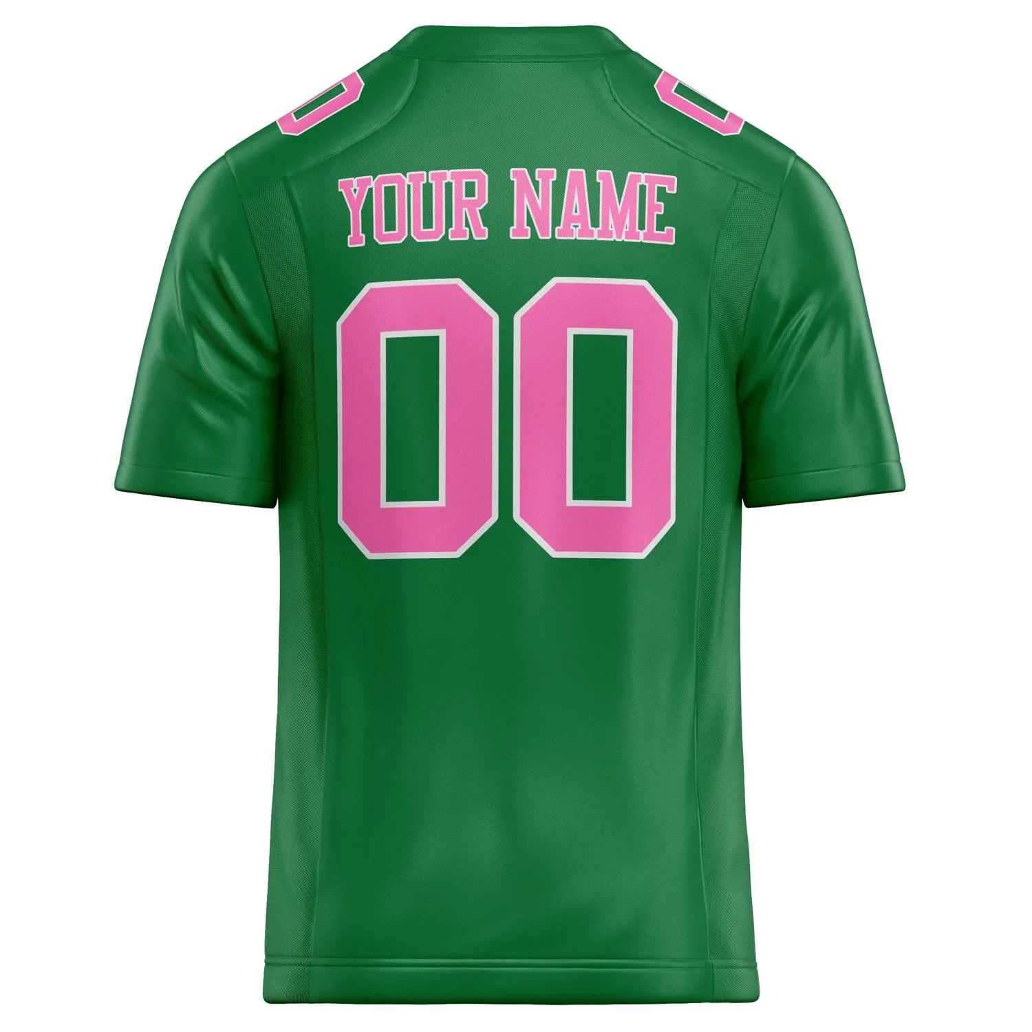 Custom Grass Green pink Solid Colour Football Jersey sold by Tailorly product image thumbnail 4