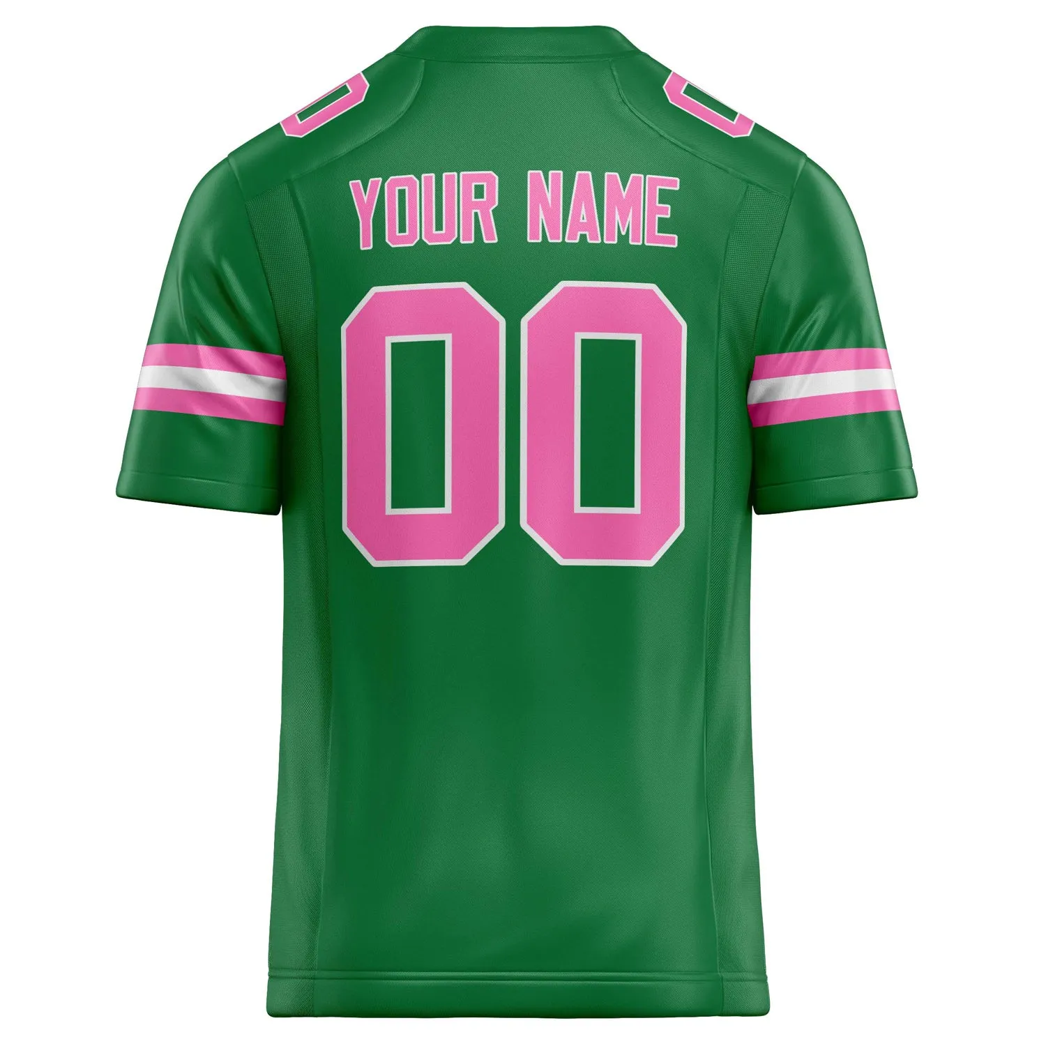Custom Grass Green pink Solid Colour Football Jersey sold by Tailorly product image thumbnail 4