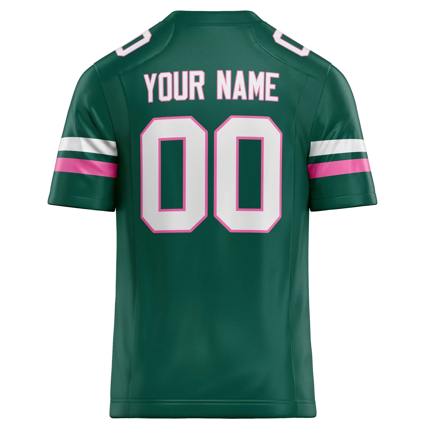 Custom Kelly Green White Solid Colour Football Jersey sold by Tailorly product image thumbnail 4