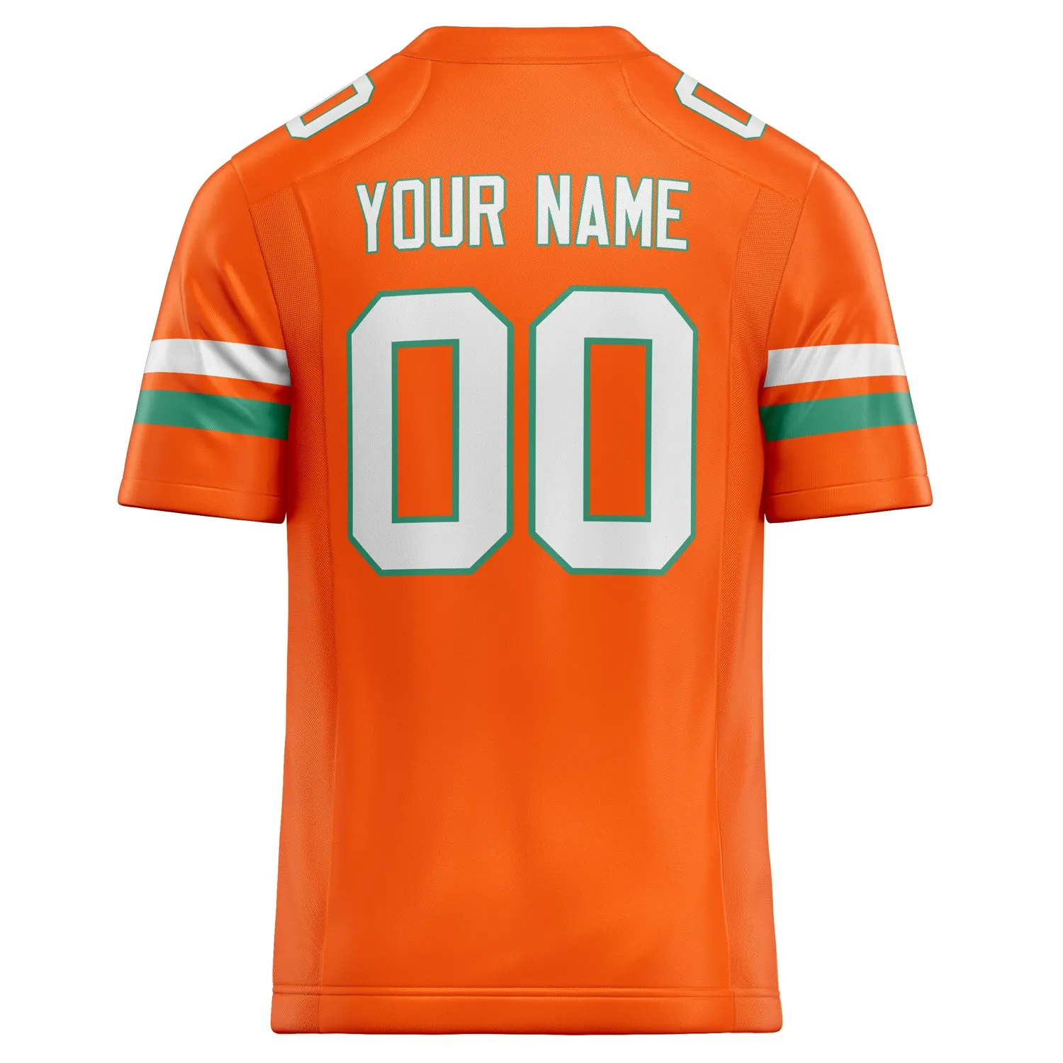 Custom Orange White Solid Colour Football Jersey sold by Tailorly product image thumbnail 4