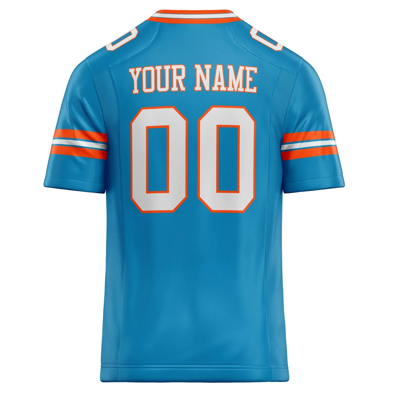 Custom Panther Blue White Solid Colour Football Jersey sold by Tailorly product image thumbnail 4