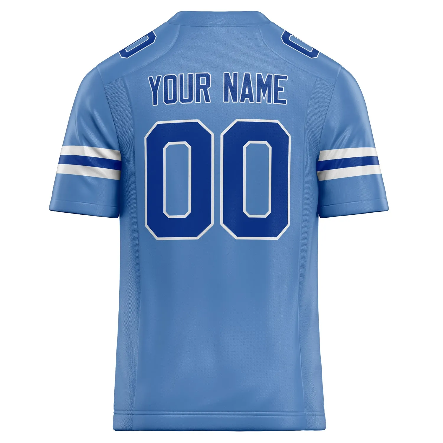 Custom Powder Blue royal Solid Colour Football Jersey sold by Tailorly product image thumbnail 4