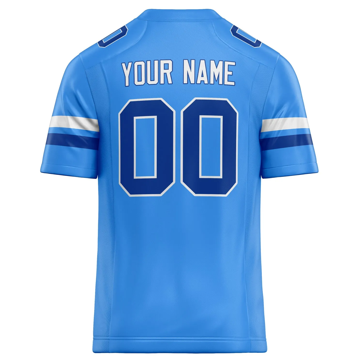 Custom Powder Blue royal Solid Colour Football Jersey sold by Tailorly product image thumbnail 4