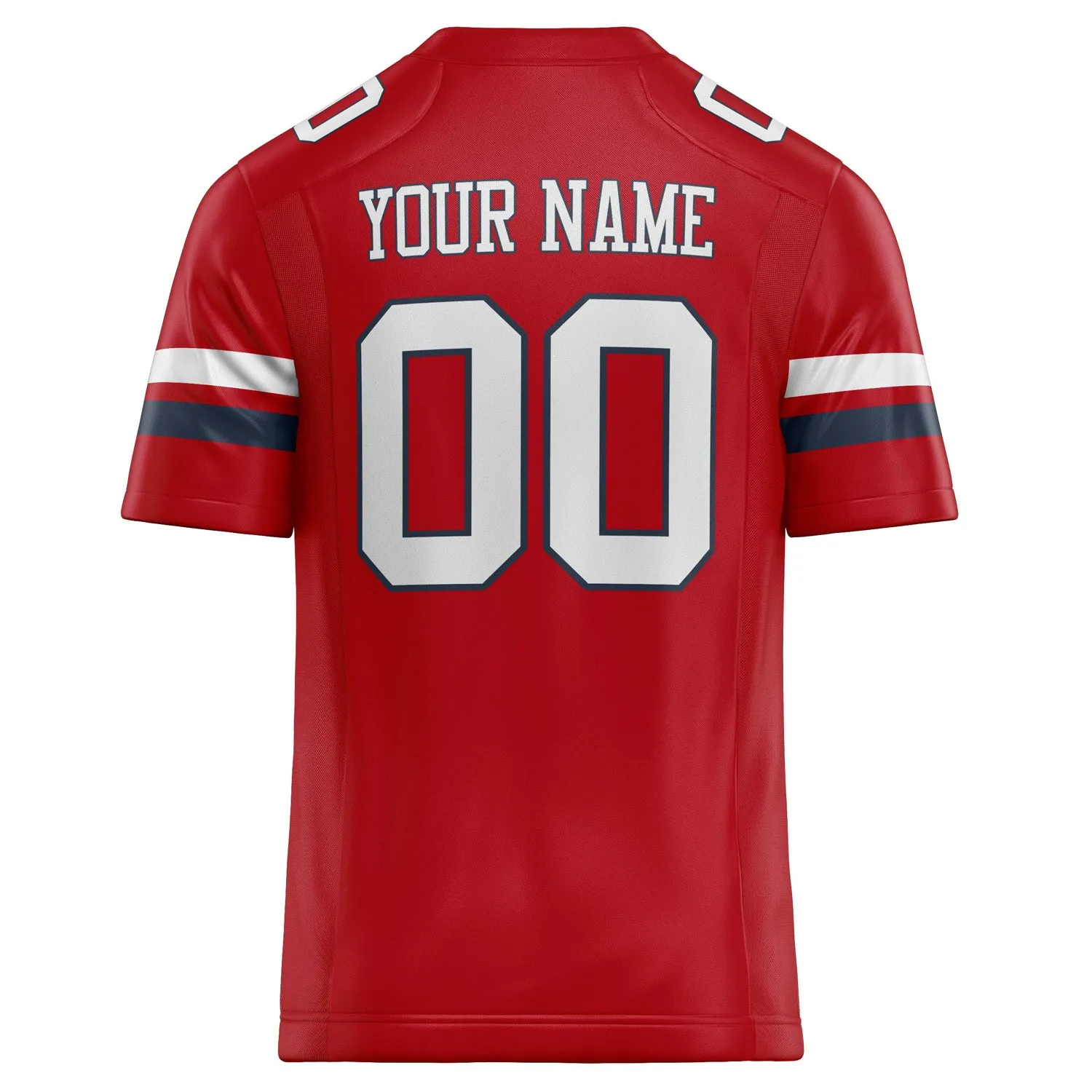 Custom Red White Solid Colour Football Jersey sold by Tailorly product image thumbnail 4