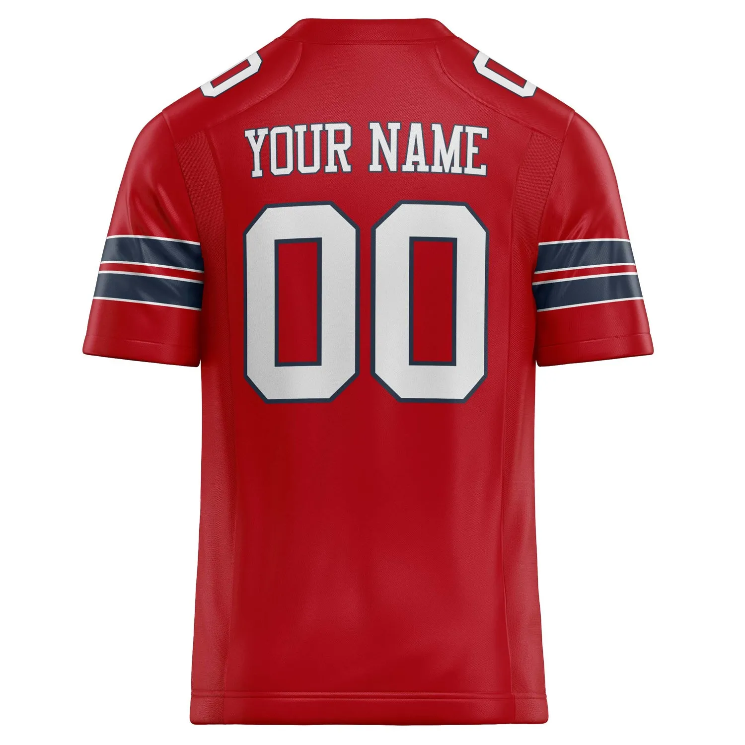 Custom Red White Solid Colour Football Jersey sold by Tailorly product image thumbnail 4