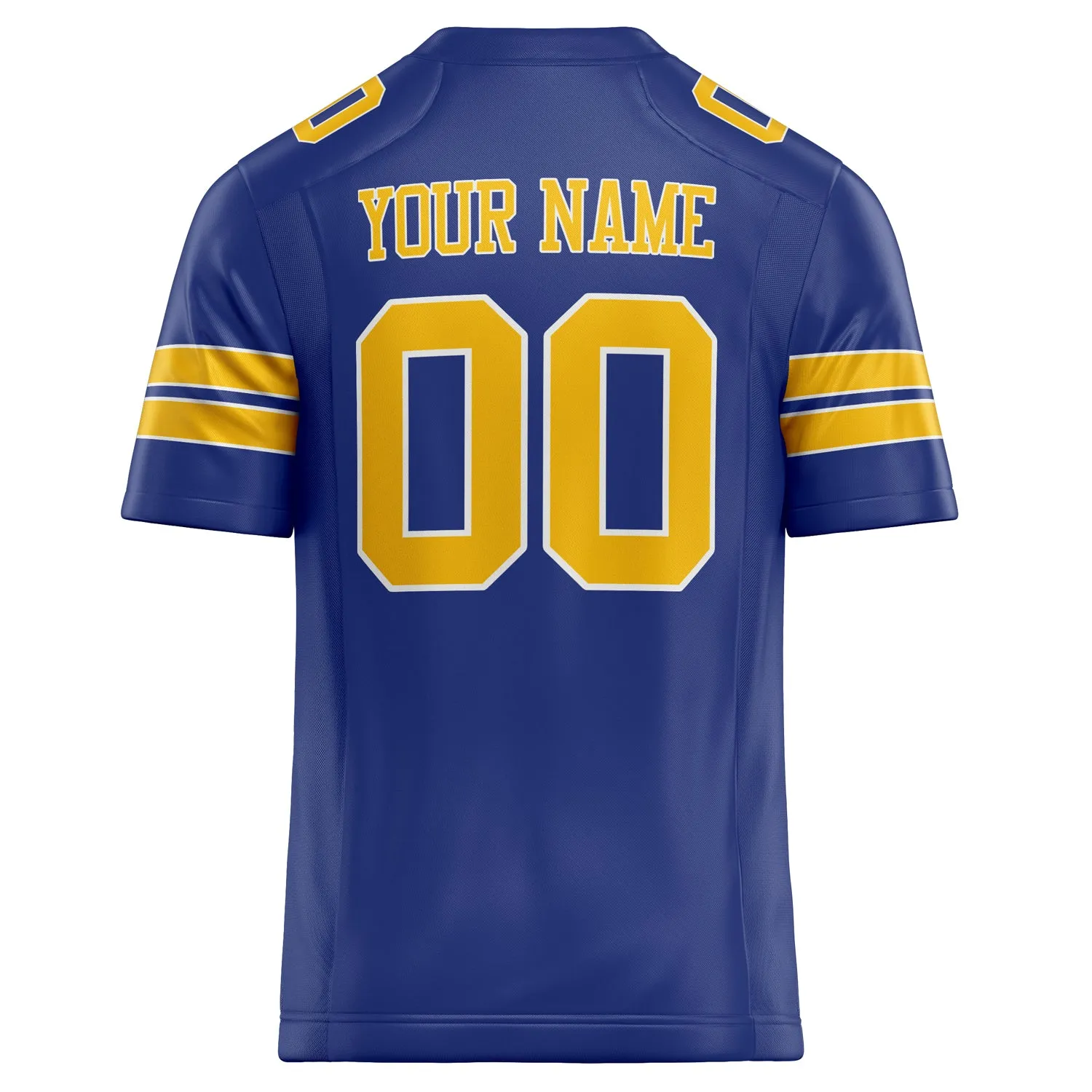 Custom Royal Gold Solid Colour Football Jersey sold by Tailorly product image thumbnail 4