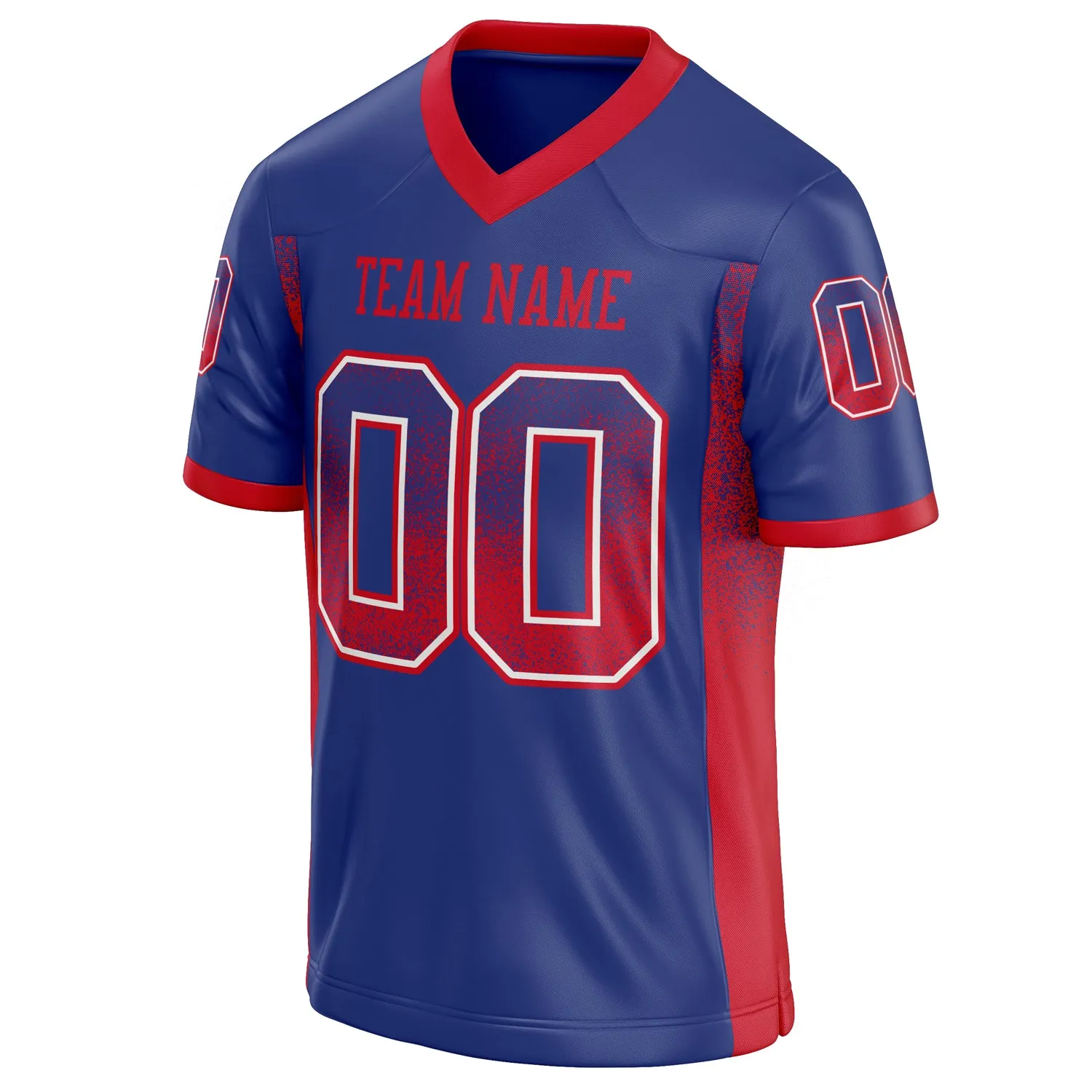 Custom Royal Red Solid Colour Football Jersey sold by Tailorly product image thumbnail 3