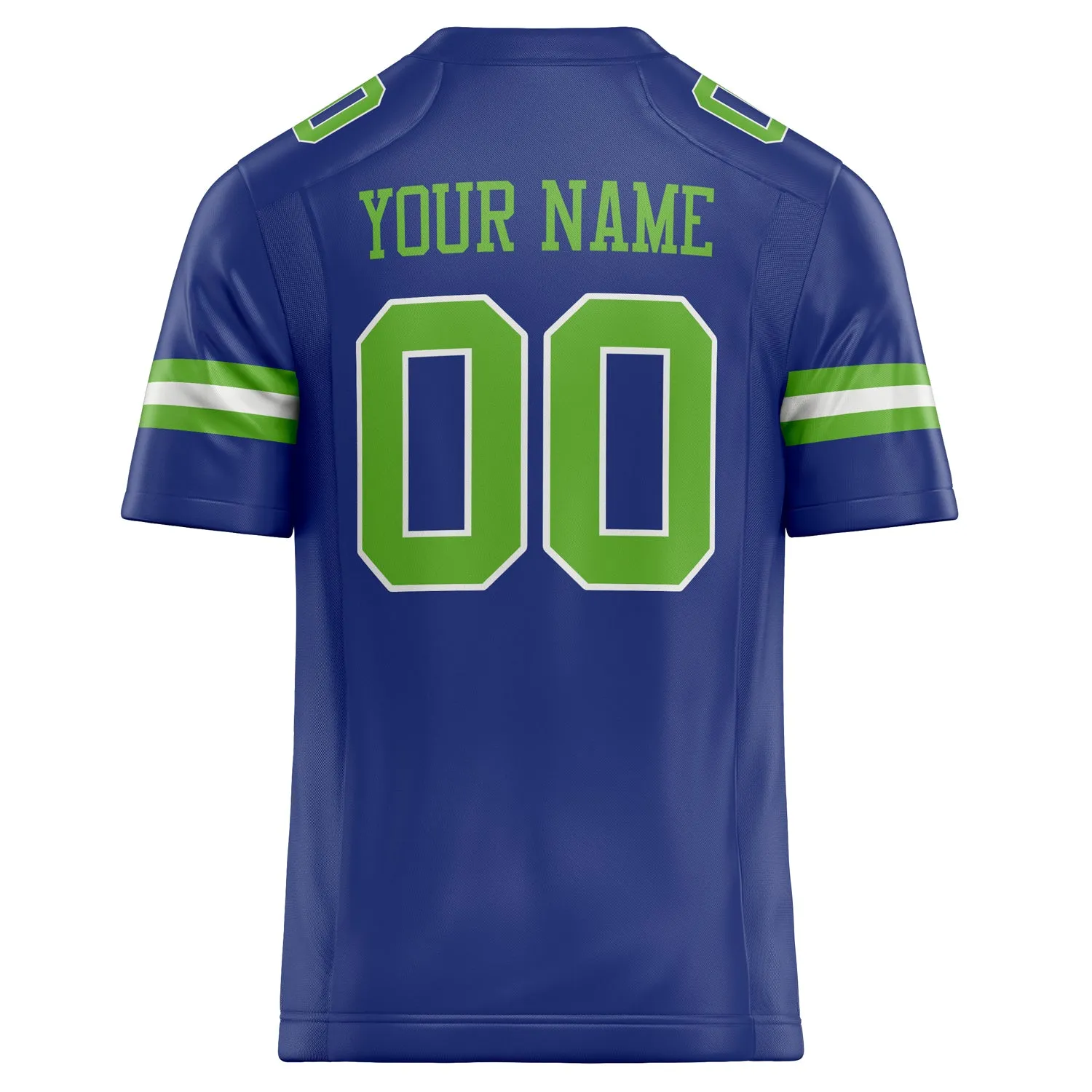 Custom Royal Kelly Green Solid Colour Football Jersey sold by Tailorly product image thumbnail 4
