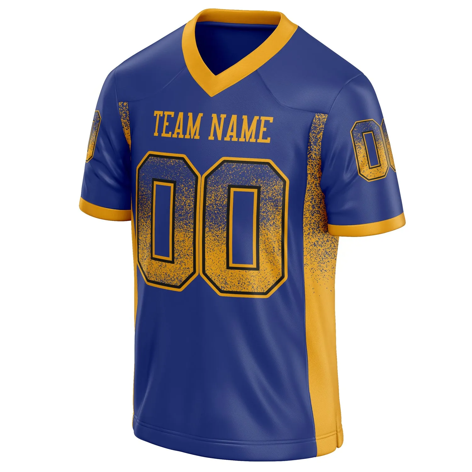 Custom Royal Gold Solid Colour Football Jersey sold by Tailorly product image thumbnail 3