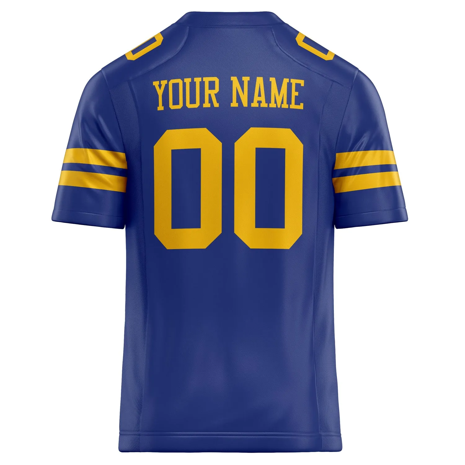 Custom Royal Gold Solid Colour Football Jersey sold by Tailorly product image thumbnail 4