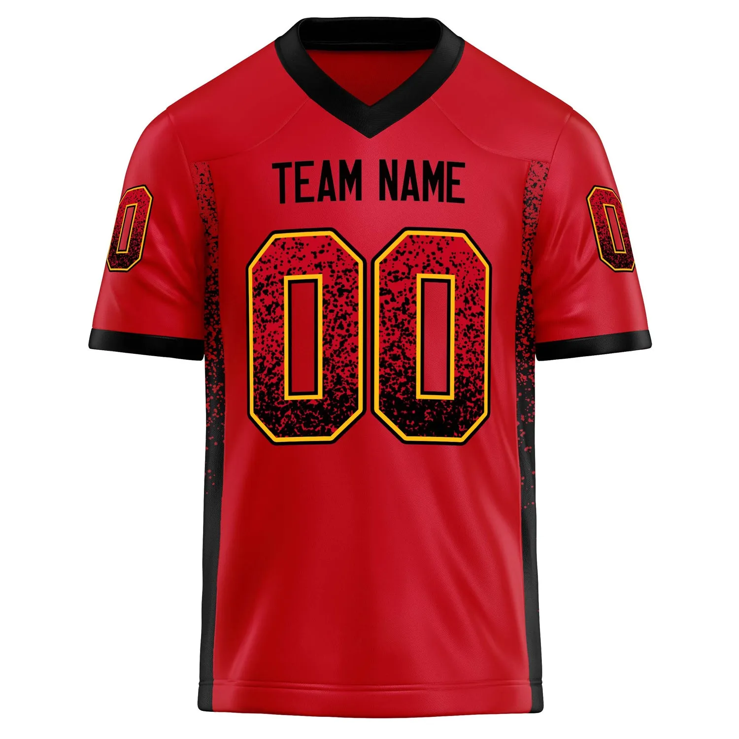 Custom Scarlet Navy Solid Colour Football Jersey sold by Tailorly product image thumbnail 2