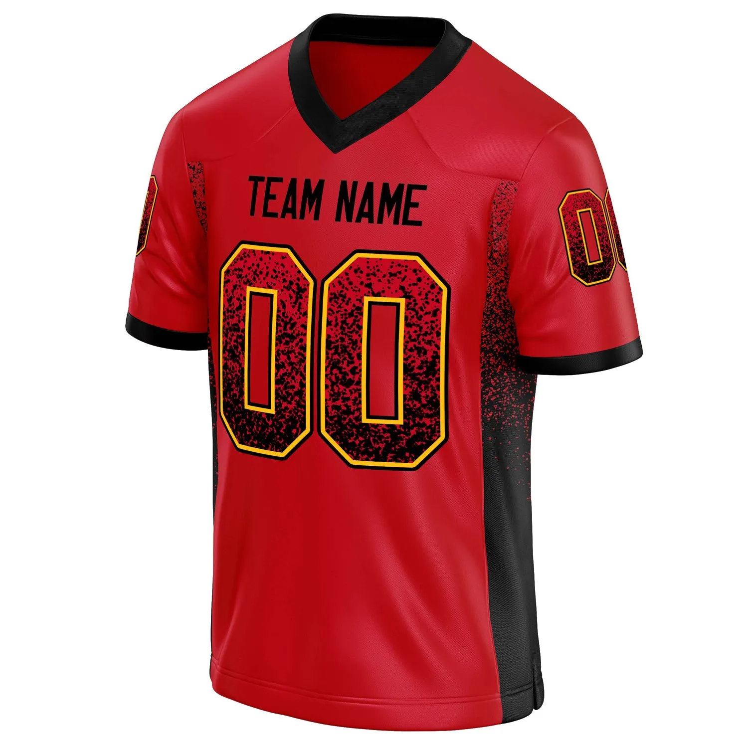 Custom Scarlet Navy Solid Colour Football Jersey sold by Tailorly product image thumbnail 3