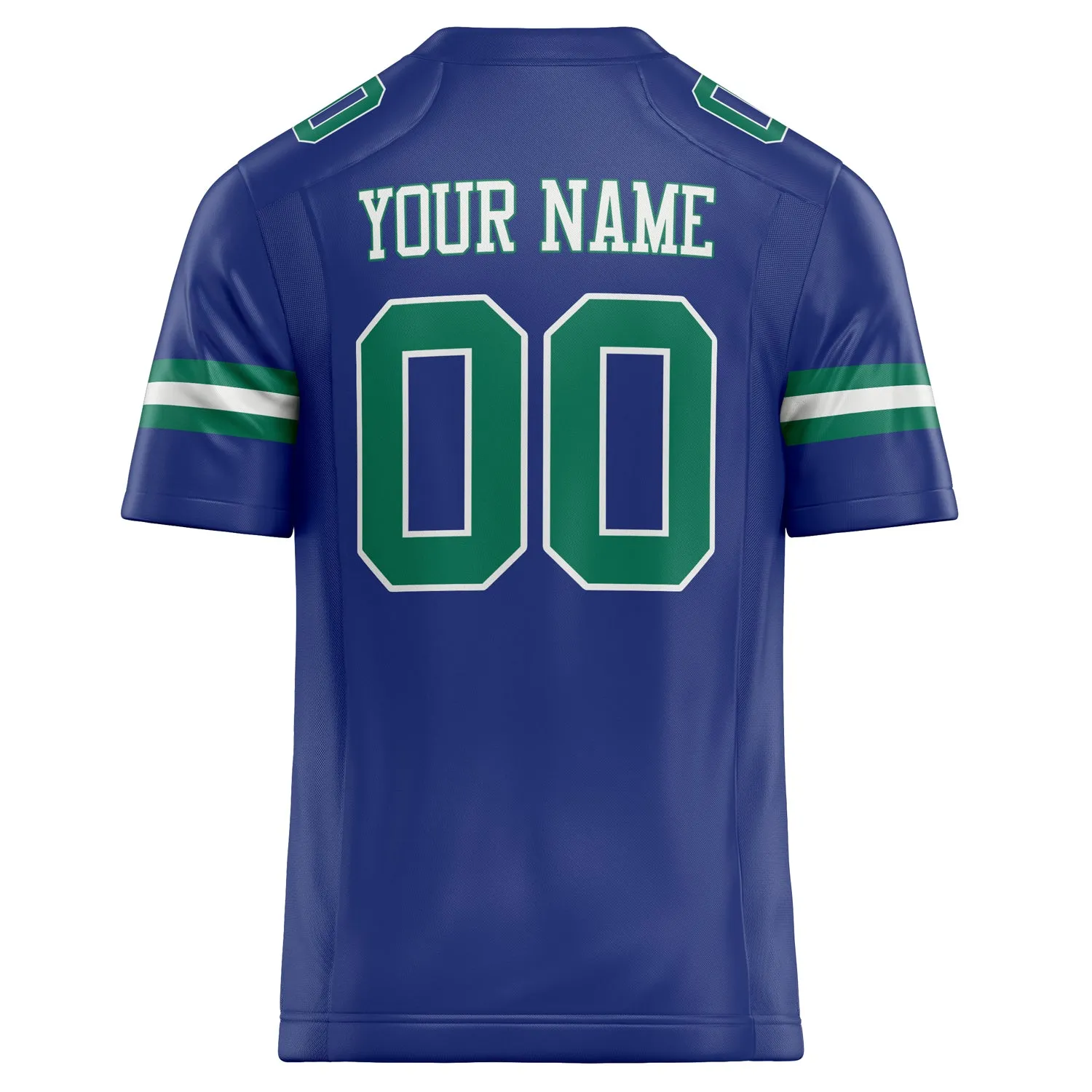 Custom Royal Kelly Green Solid Colour Football Jersey sold by Tailorly product image thumbnail 4