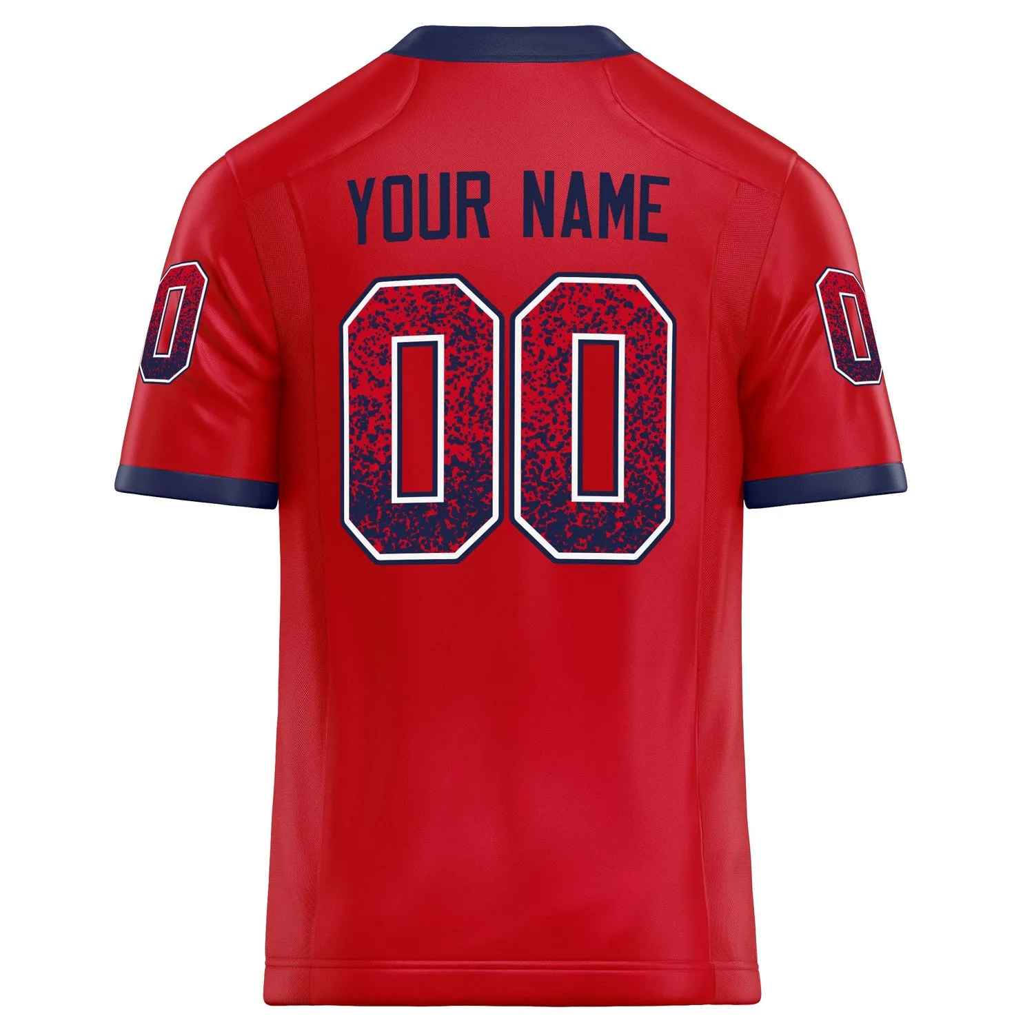 Custom Scarlet White Solid Colour Football Jersey sold by Tailorly product image thumbnail 4