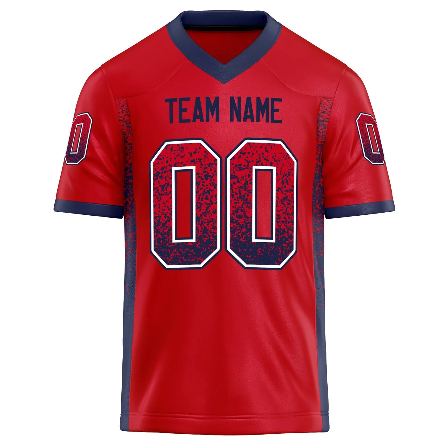 Custom Scarlet White Solid Colour Football Jersey sold by Tailorly product image thumbnail 2