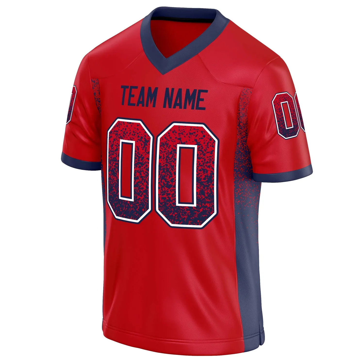 Custom Scarlet White Solid Colour Football Jersey sold by Tailorly product image thumbnail 3