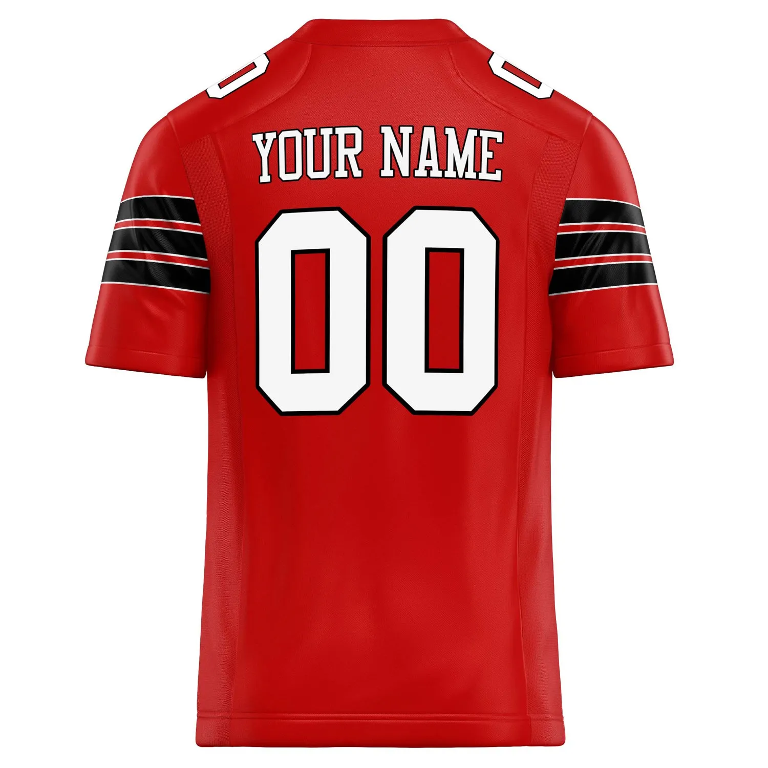 Custom Scarlet White Solid Colour Football Jersey sold by Tailorly product image thumbnail 4