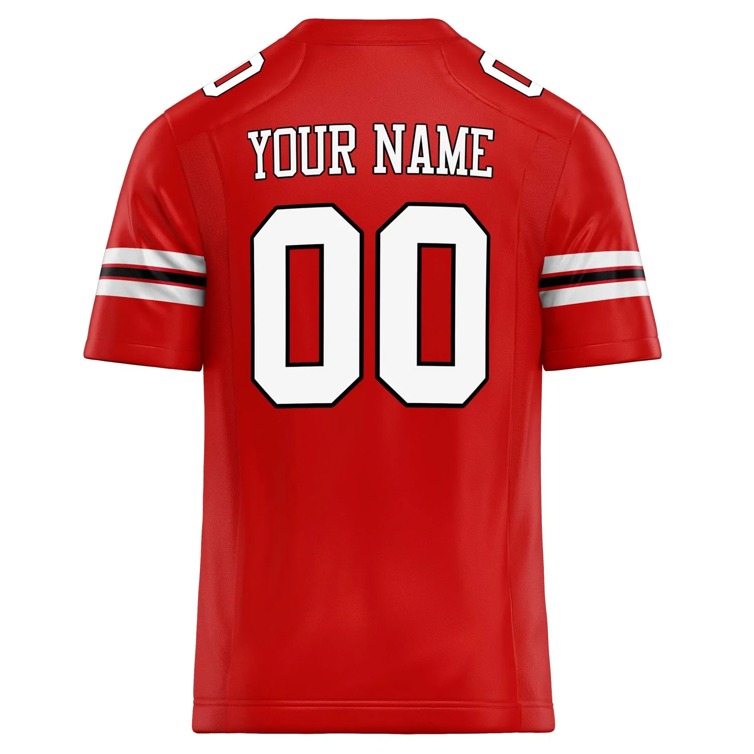 Custom Scarlet White Solid Colour Football Jersey sold by Tailorly product image thumbnail 4