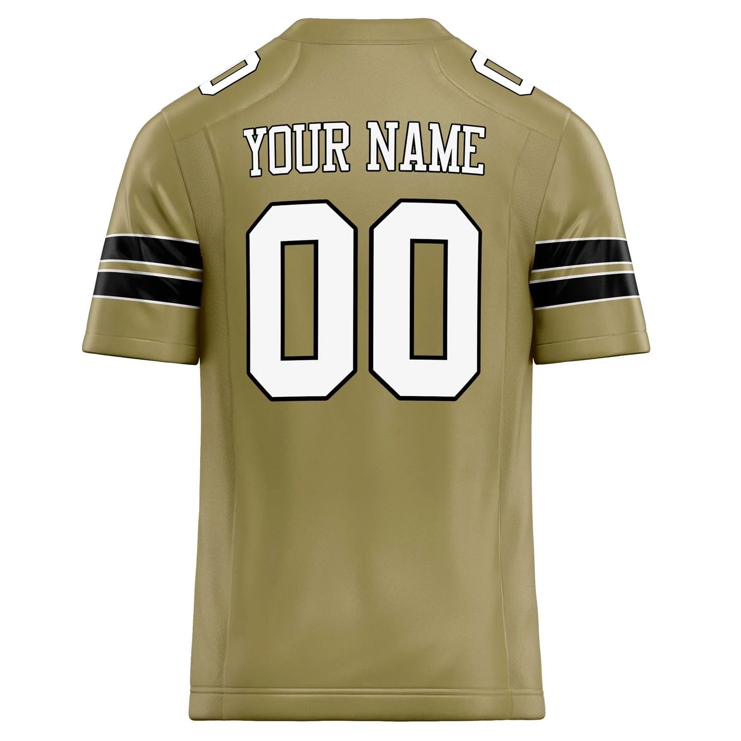 Custom Vegas Gold White Solid Colour Football Jersey sold by Tailorly product image thumbnail 4