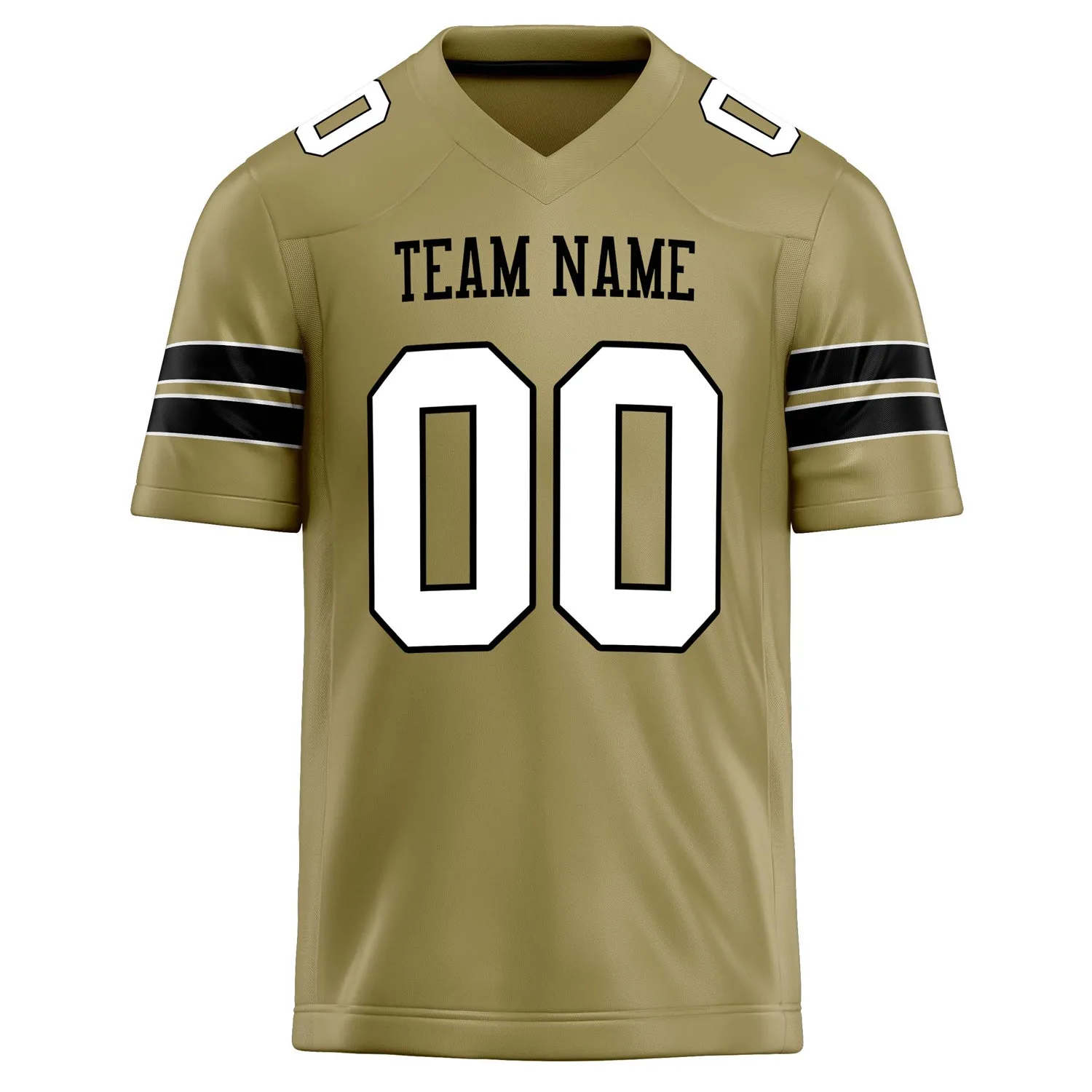 Custom Vegas Gold White Solid Colour Football Jersey sold by Tailorly product image thumbnail 2
