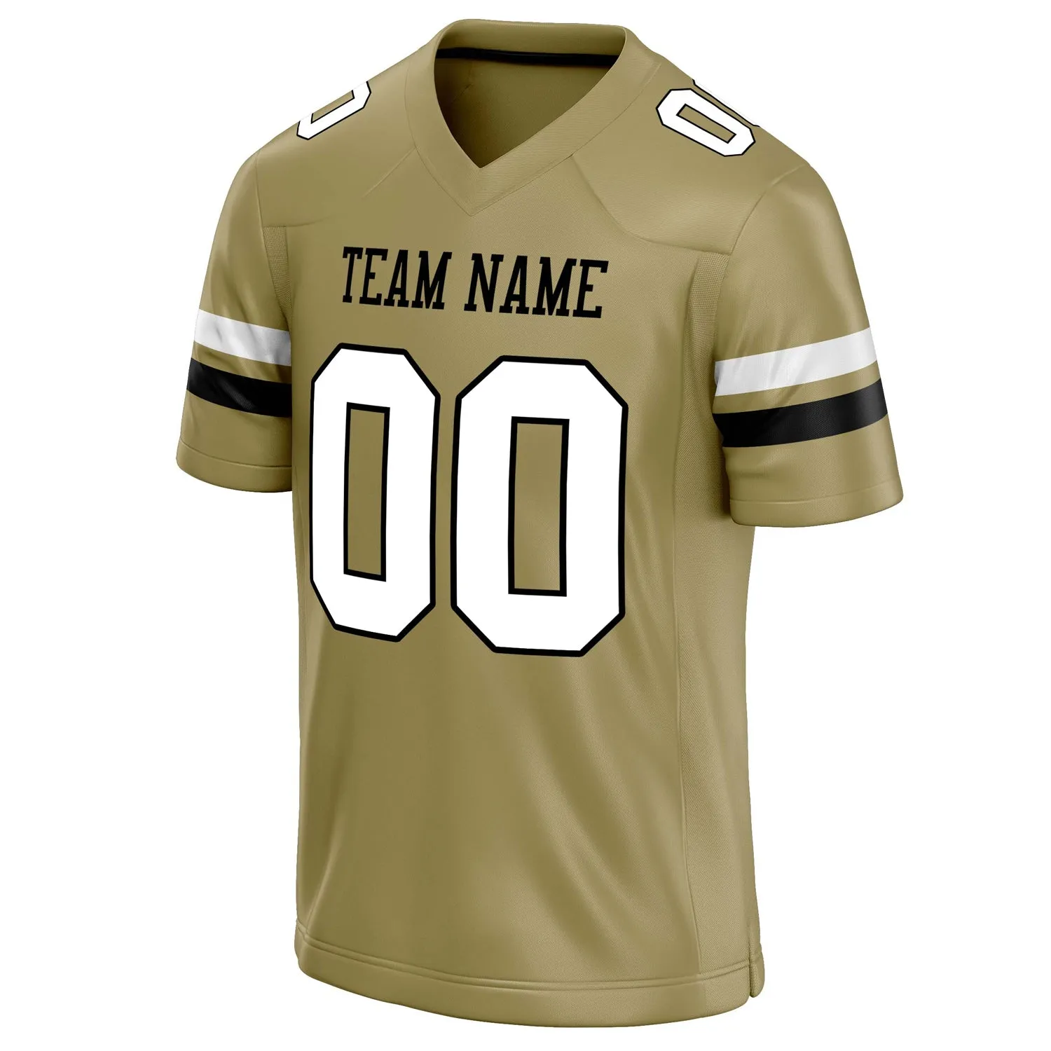 Custom Vegas Gold White Solid Colour Football Jersey sold by Tailorly product image thumbnail 3