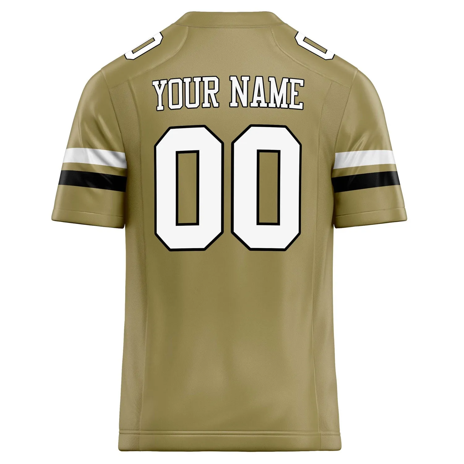 Custom Vegas Gold White Solid Colour Football Jersey sold by Tailorly product image thumbnail 4