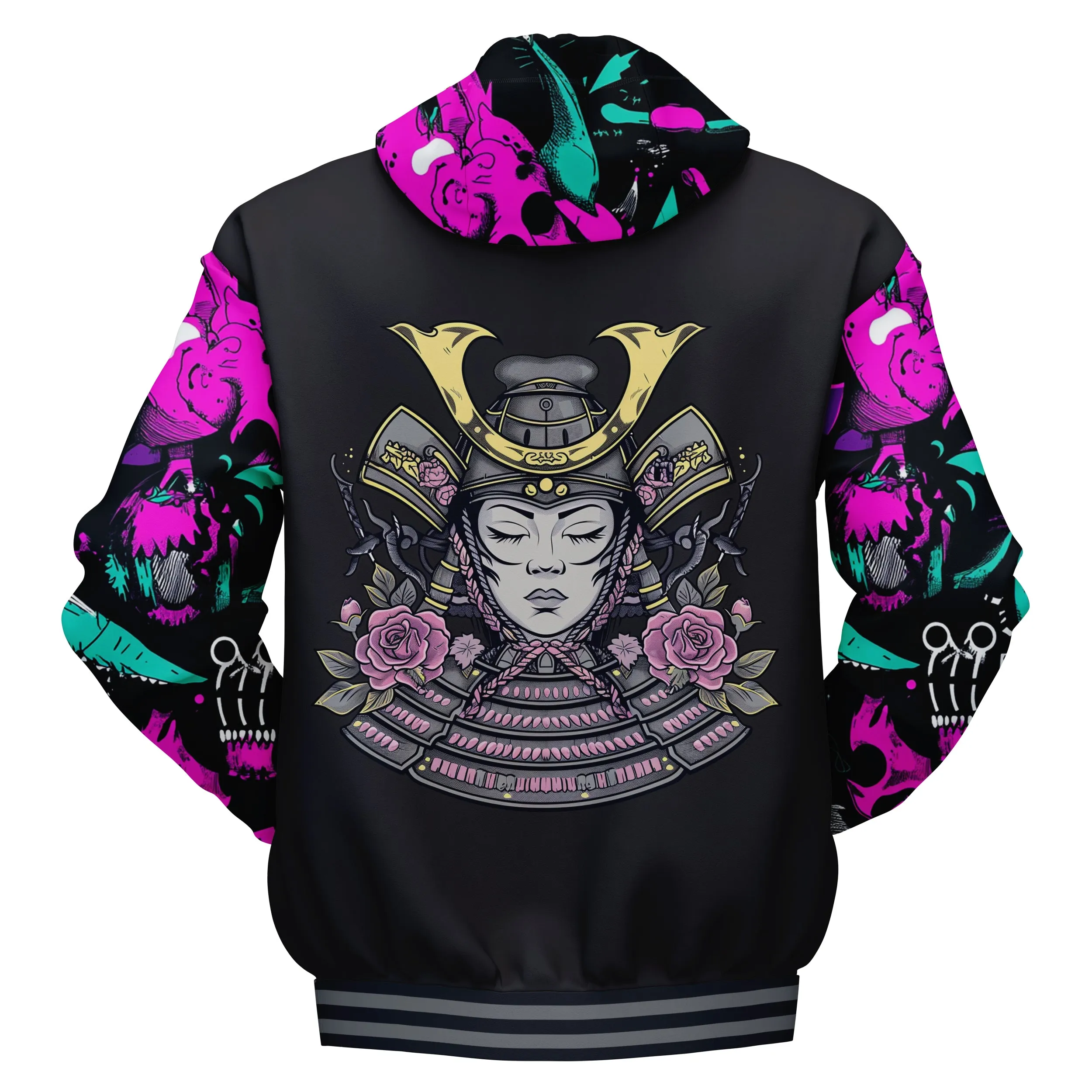 Geisha Samurai Hoodies sold by Tailorly product image thumbnail 4