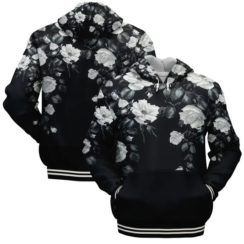 White Rose Blossom Hoodies sold by Tailorly