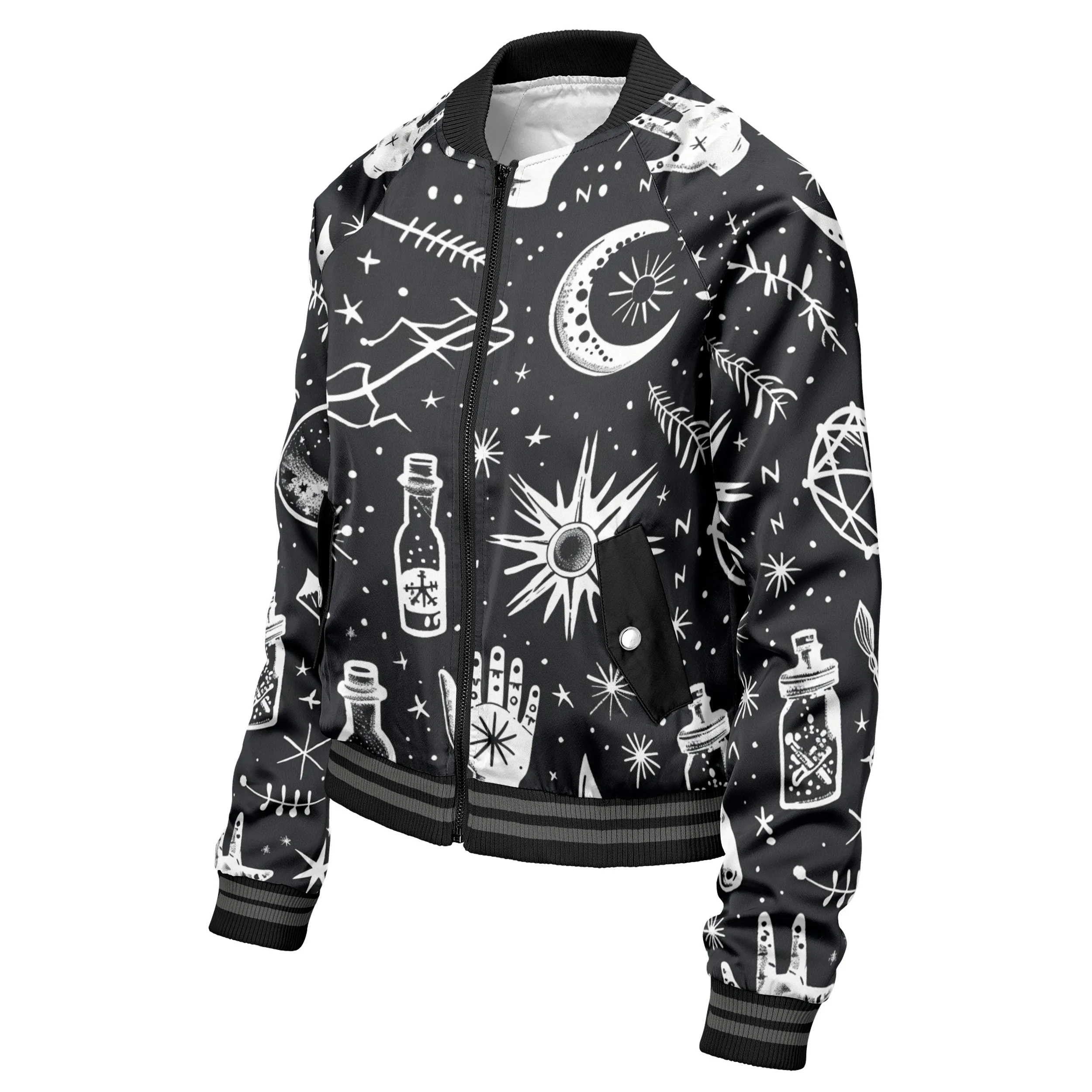 Enchanted Items Women bomber jacket sold by Tailorly product image thumbnail 3