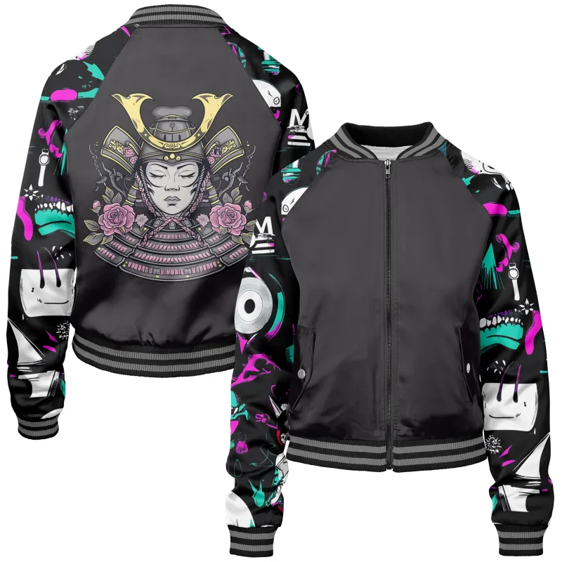 Geisha Samurai Women bomber jacket sold by Tailorly