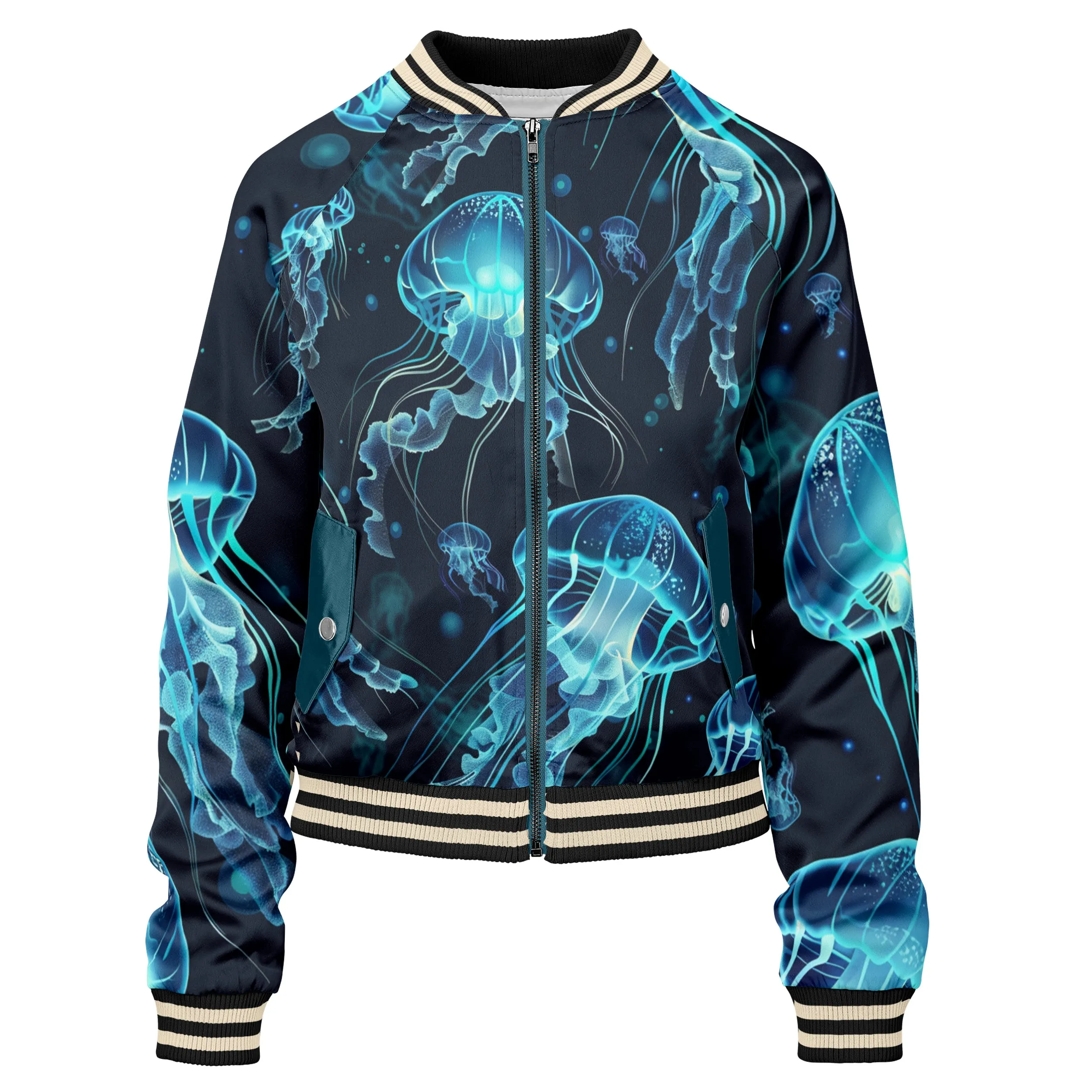 Jelly Fish Women bomber jacket sold by Tailorly product image thumbnail 2