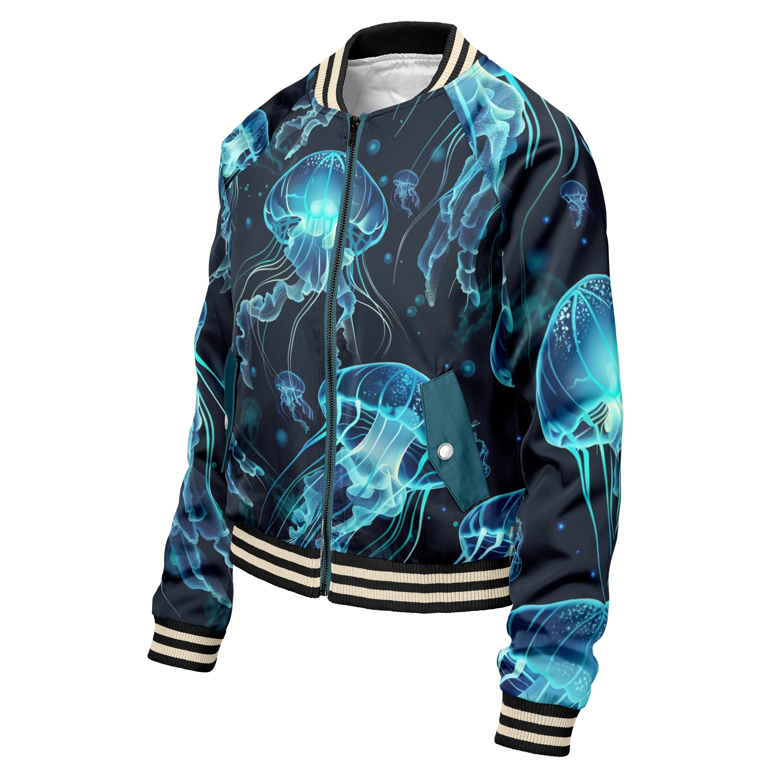 Jelly Fish Women bomber jacket sold by Tailorly product image thumbnail 3