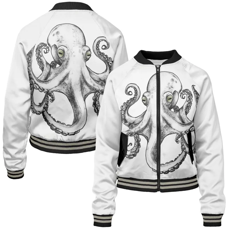 Octopus Women bomber jacket sold by Tailorly