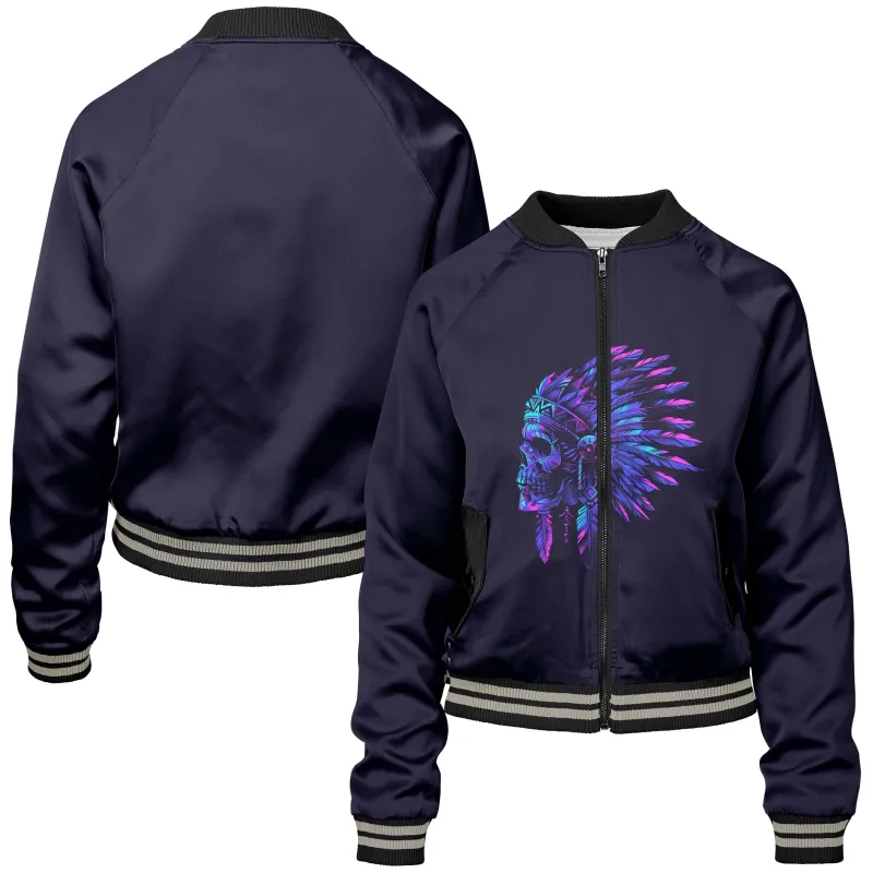 Skull Chief Women bomber jacket sold by Tailorly