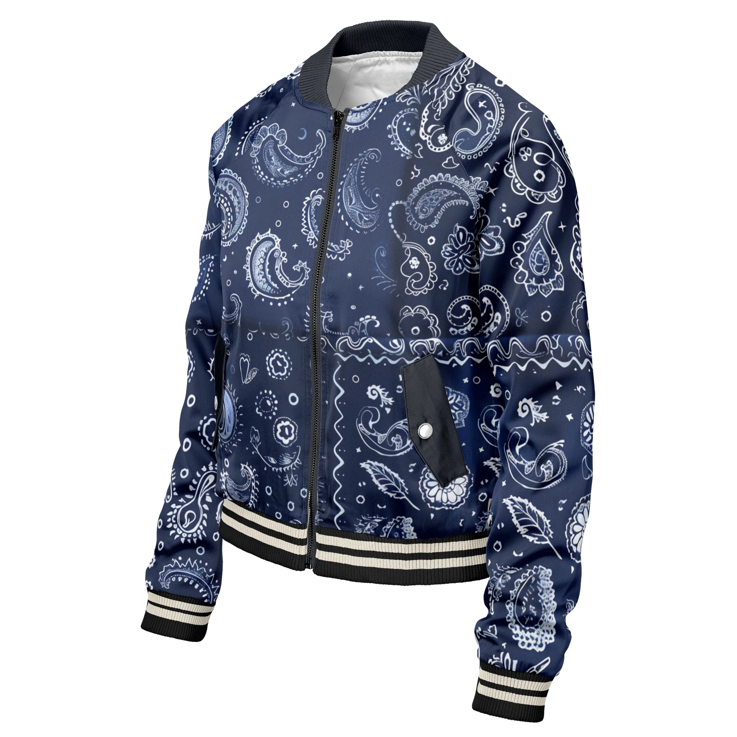 True Blue Women bomber jacket sold by Tailorly product image thumbnail 3