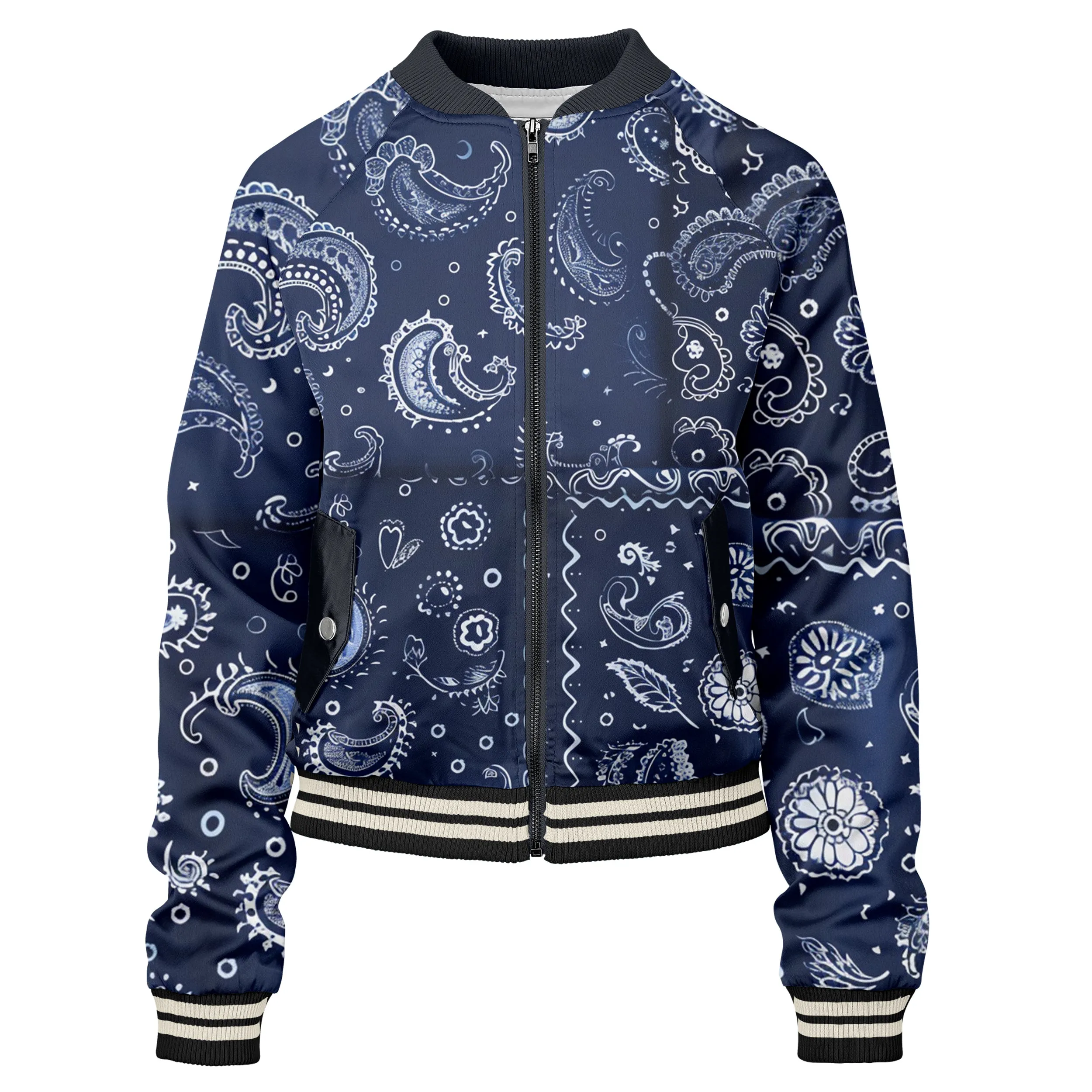 True Blue Women bomber jacket sold by Tailorly product image thumbnail 2