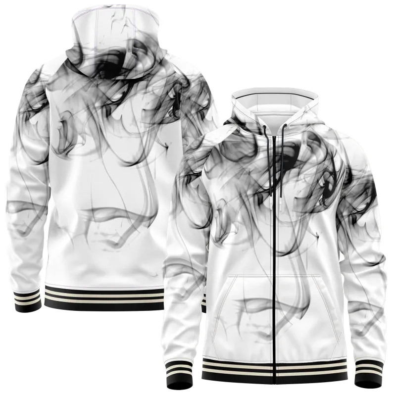 Dark Smoke Zip Up Hoodies sold by Tailorly