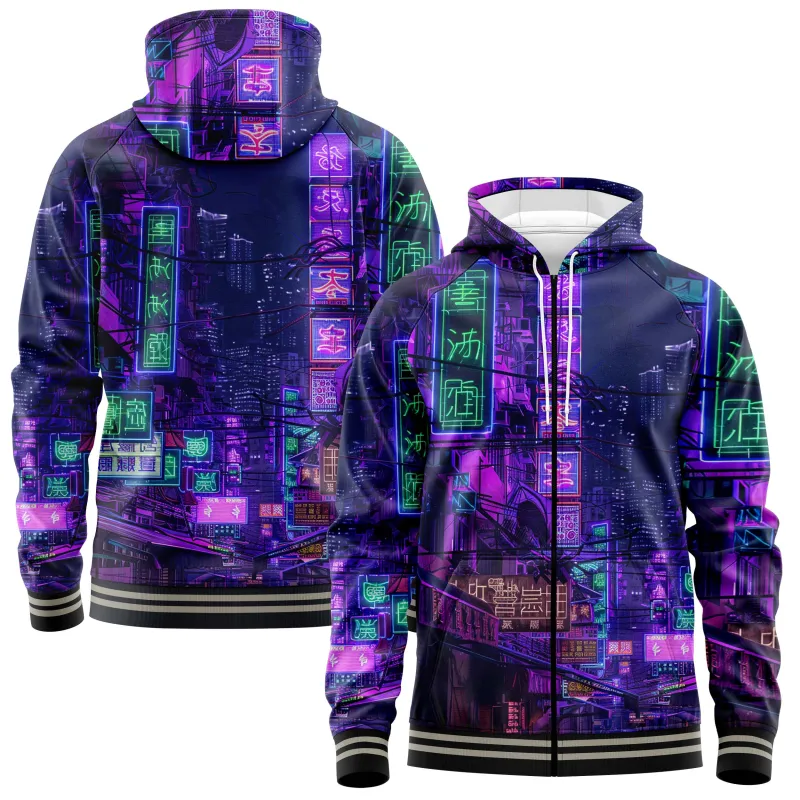 Night Mixer Zip Up Hoodies sold by Tailorly