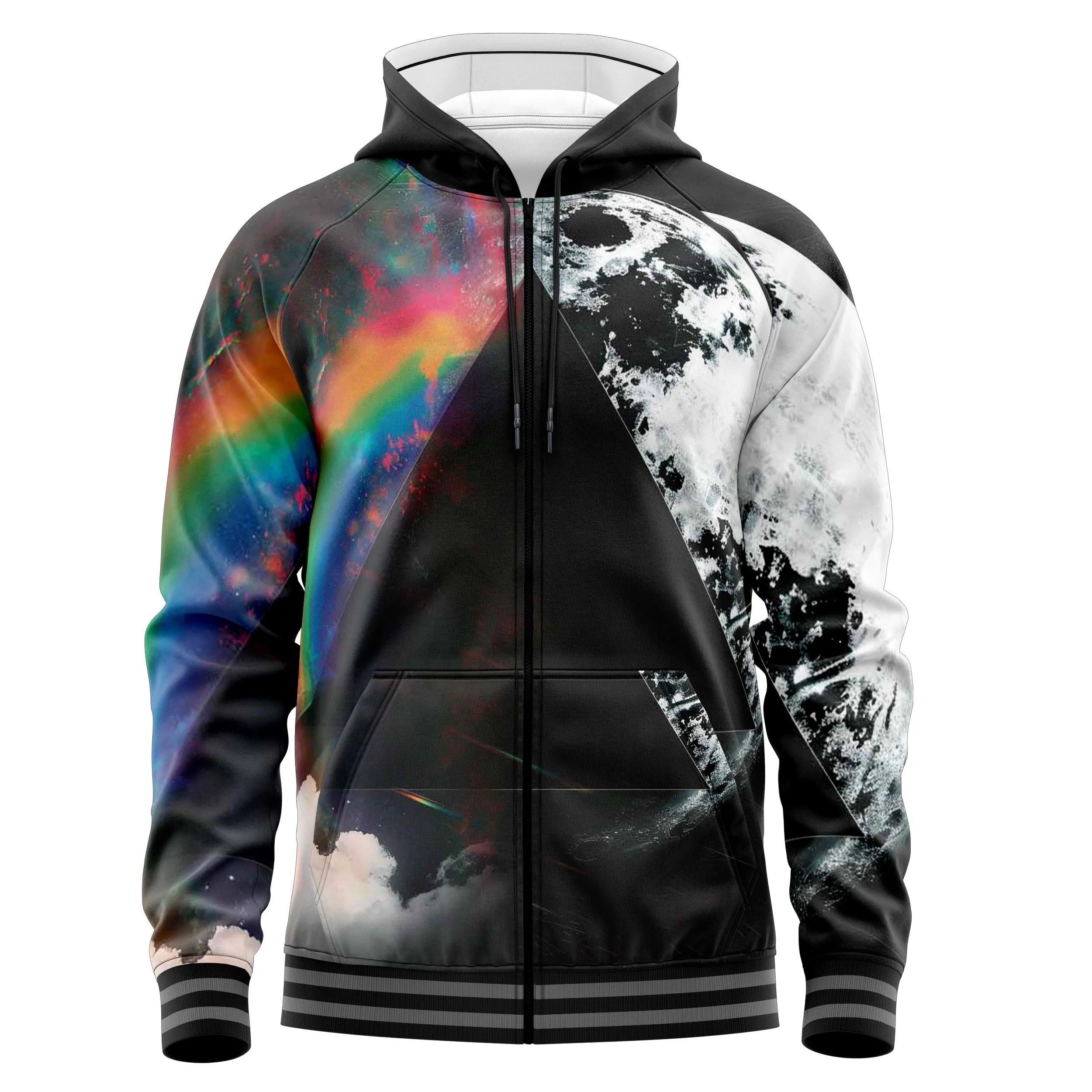 Prism Zip Up Hoodies sold by Tailorly product image thumbnail 2